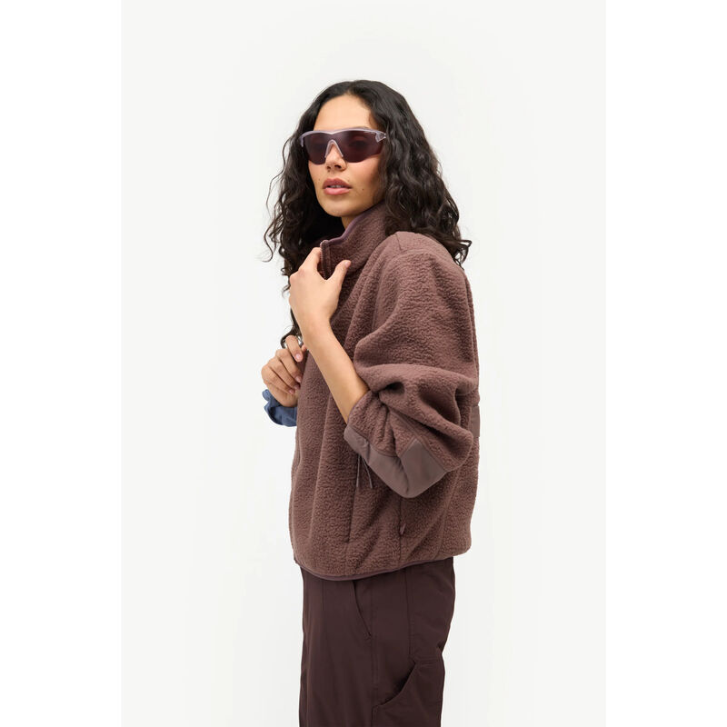 Halfdays Chapelle Fleece Jacket Womens image number 4