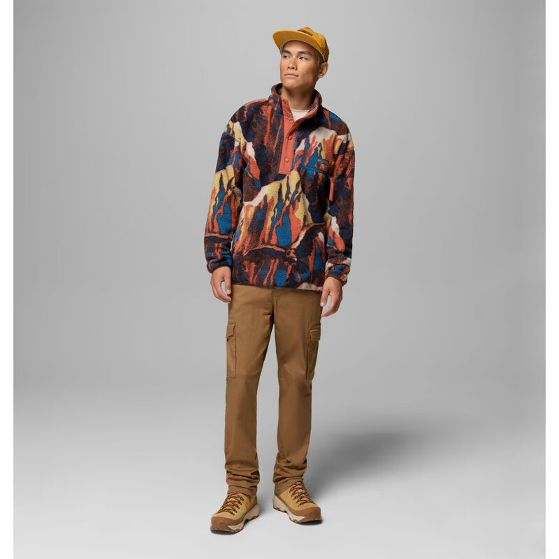 Columbia Helvetia II Printed Half Snap Mens Fleece image number 4