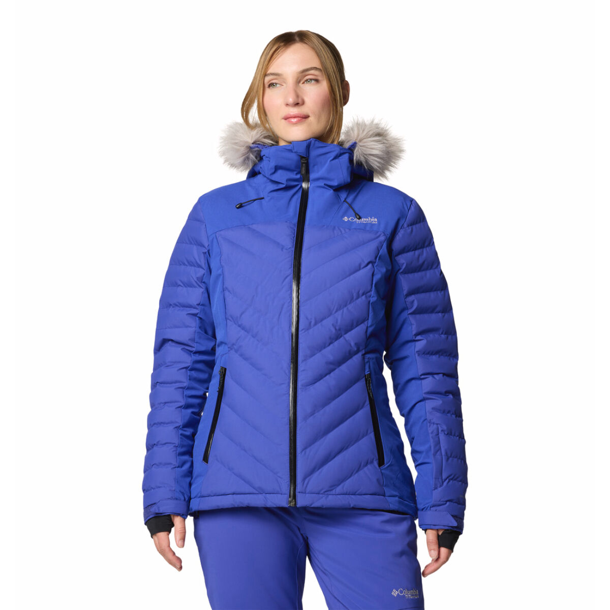  Columbia パウダーブルー　ブレッド&バタープレート Columbia Powder Lite II Full-Zip Jacket - Women's - Clothing