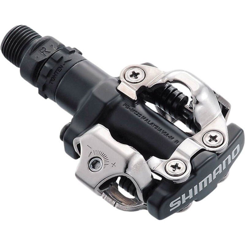 Shimano PD-M520 SPD Bike Pedals W/Cleats image number 0