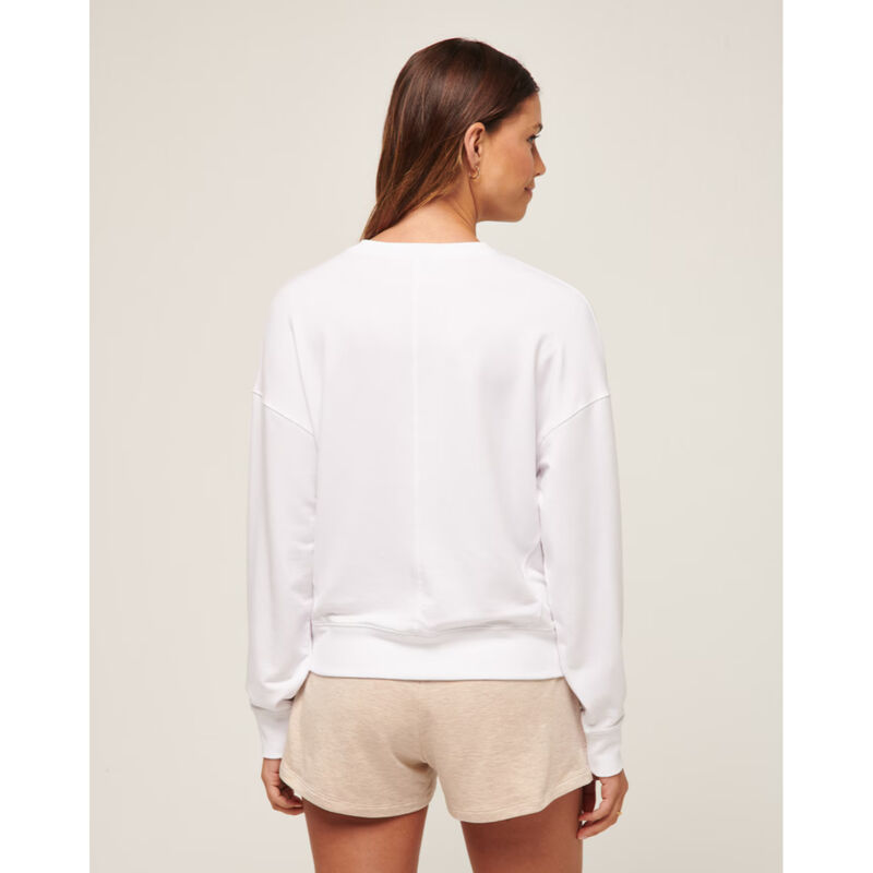 TravisMathew Cloud Terry Crew Womens image number 1