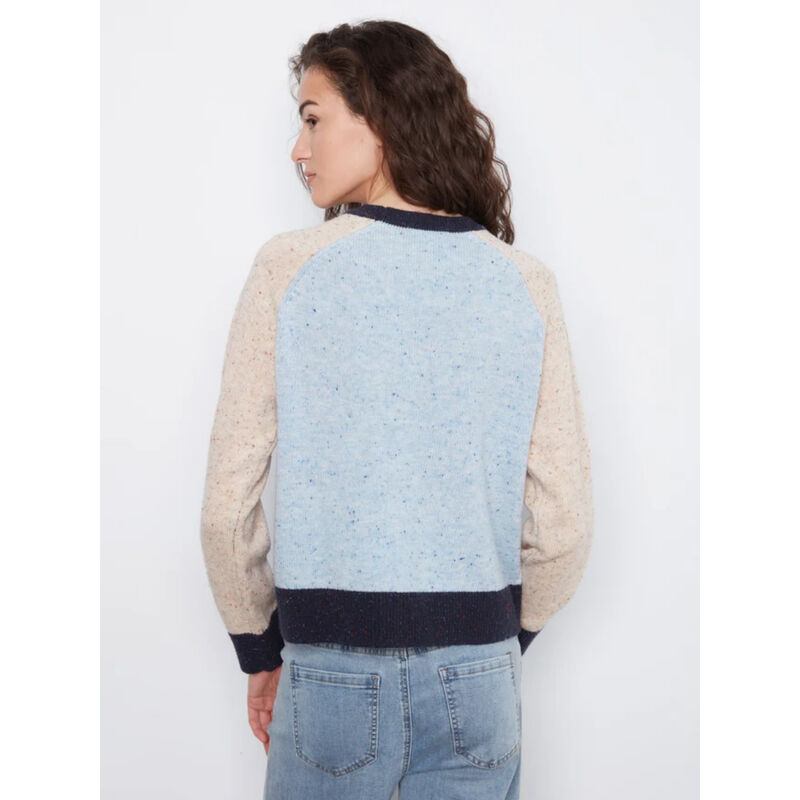 Charlie B Color Block Knit Sweater Womens image number 2
