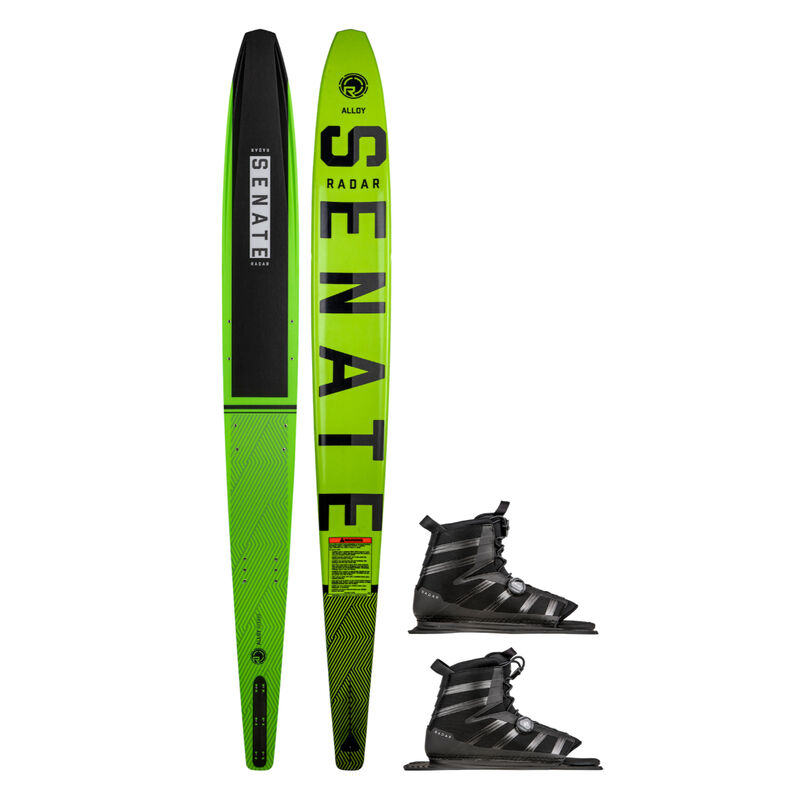 Radar Alloy Senate Waterskis w/ Double BOA Vector Boots image number 0