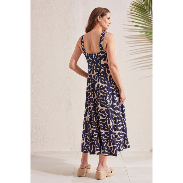 Tribal Printed Sleeveless High-Low Dress Womens