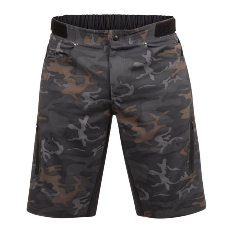 ZOIC Ether Camo Shorts with Essential Liner Mens image number 0