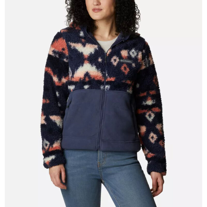 Columbia Winter Pass Sherpa Hooded Full-Zip Fleece Jacket Womens image number 0