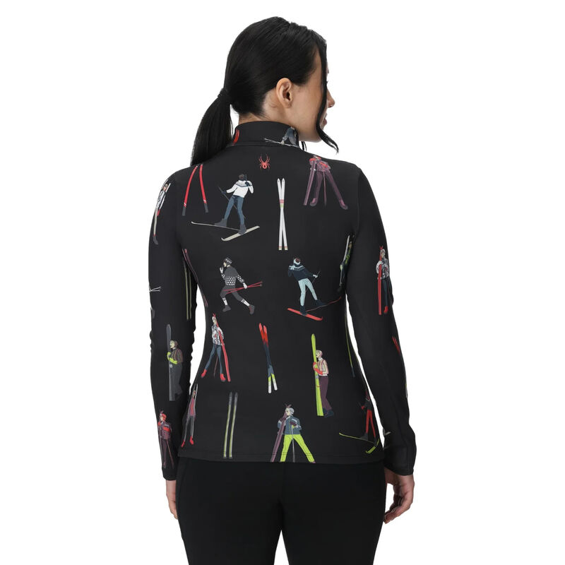 Spyder Vivid Half Zip T-Neck Womens image number 2