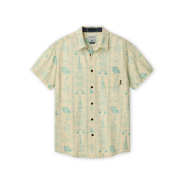 Baja Llama Backstage Pass Button Up Shirt Mens