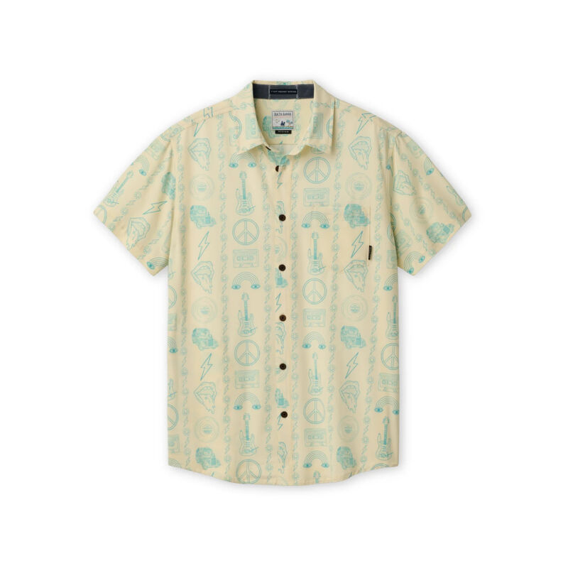 Baja Llama Backstage Pass Button Up Shirt Mens image number 0