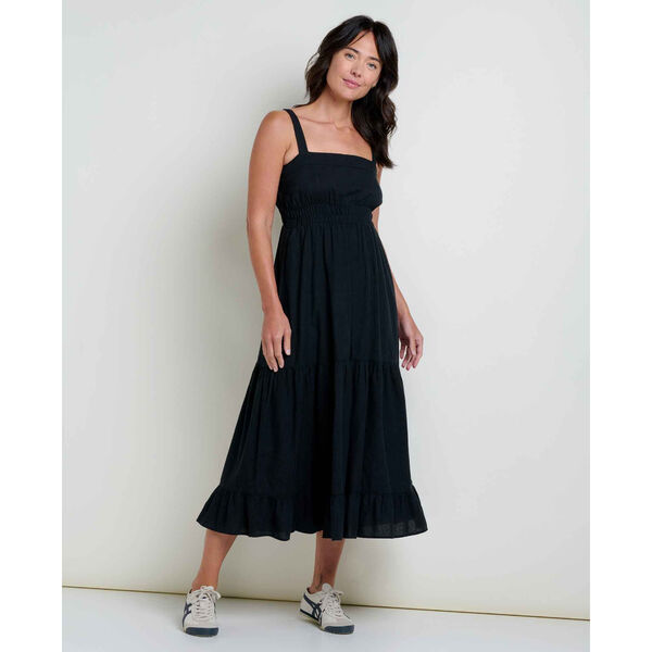 Toad&Co Taj Hemp Tiered Midi Dress Womens