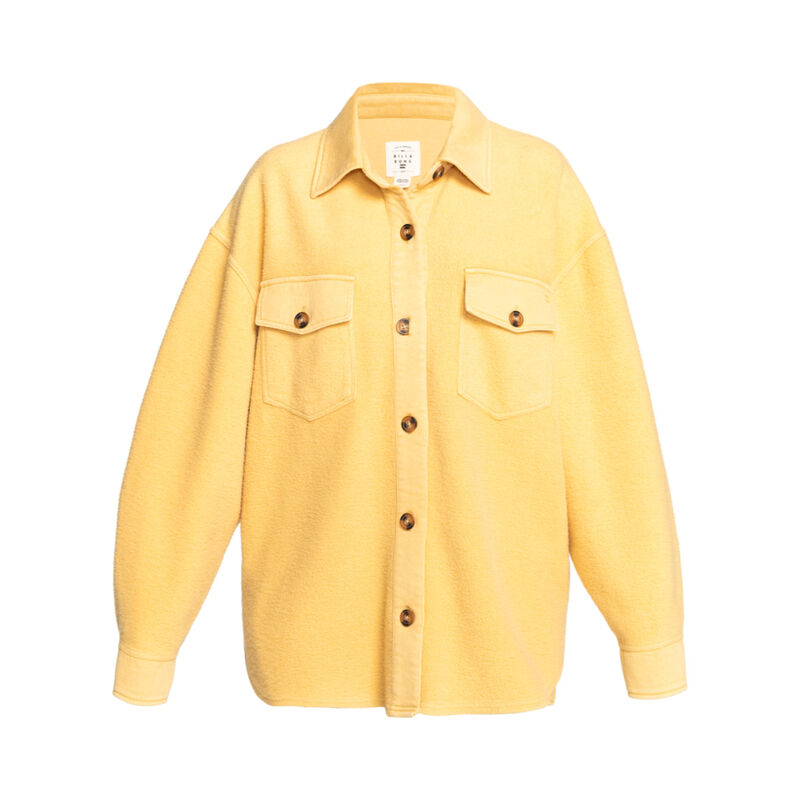 Billabong Anytime Shacket Oversized Button Through Jacket Womens image number 0