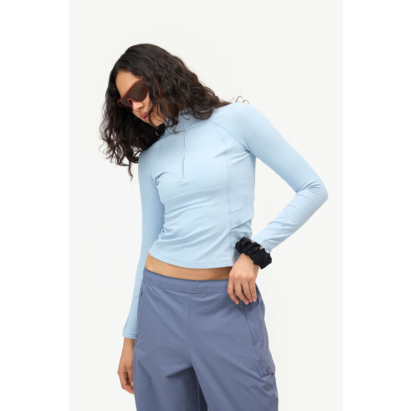 Halfdays Julie Quarter Zip Top Womens image number 0