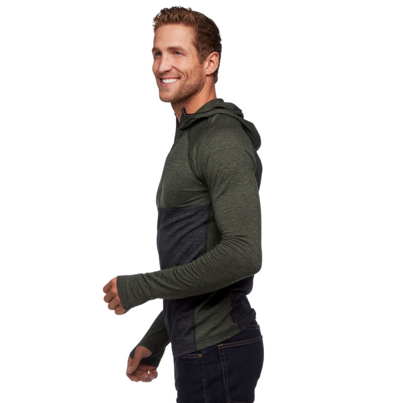 Black Diamond Solution 150 Merino Half-Zip Hoodie Mens image number 2