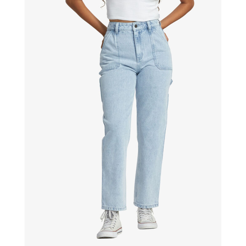 RVCA Recession Denim Pants Womens image number 0