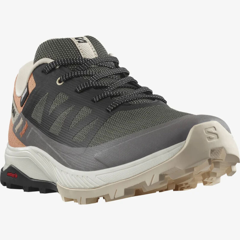 Salomon Outrise Clima Waterproof Hiking Shoes Womens image number 1