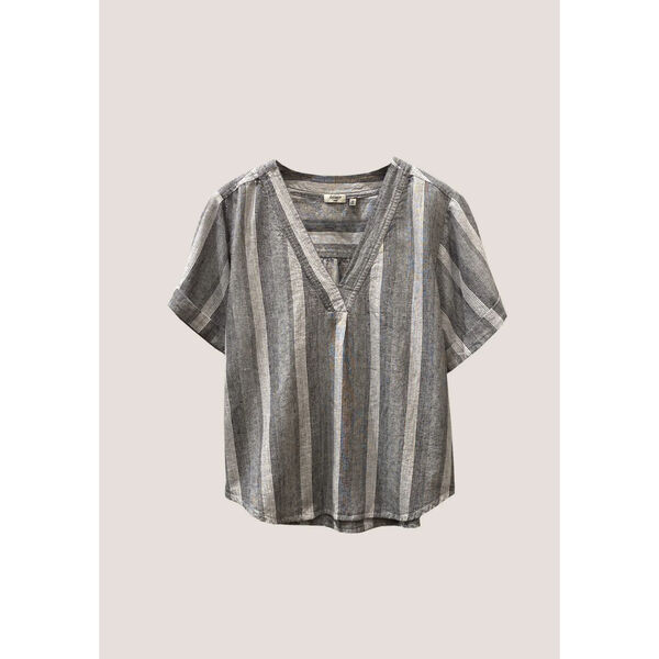 Dylan Linen Stripe Avery Top Womens