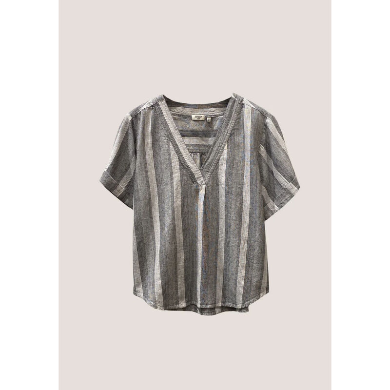 Dylan Linen Stripe Avery Top Womens image number 0