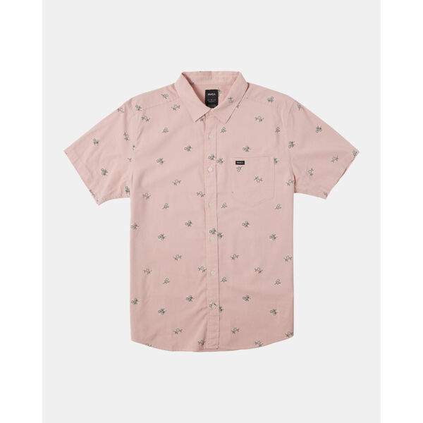 RVCA Morning Glory Short-Sleeve Shirt Mens
