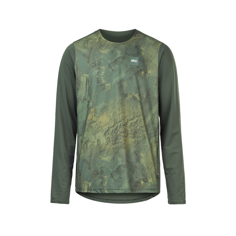 Picture Osborn Printed LS Tech Top Mens image number 1