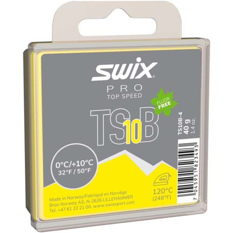 Swix TS10 Black 40G Wax image number 0