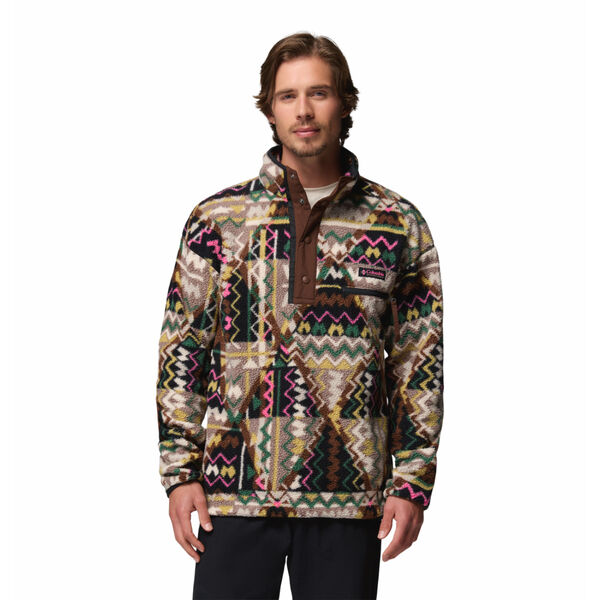 Columbia Helvetia II Printed Half Snap Mens Fleece