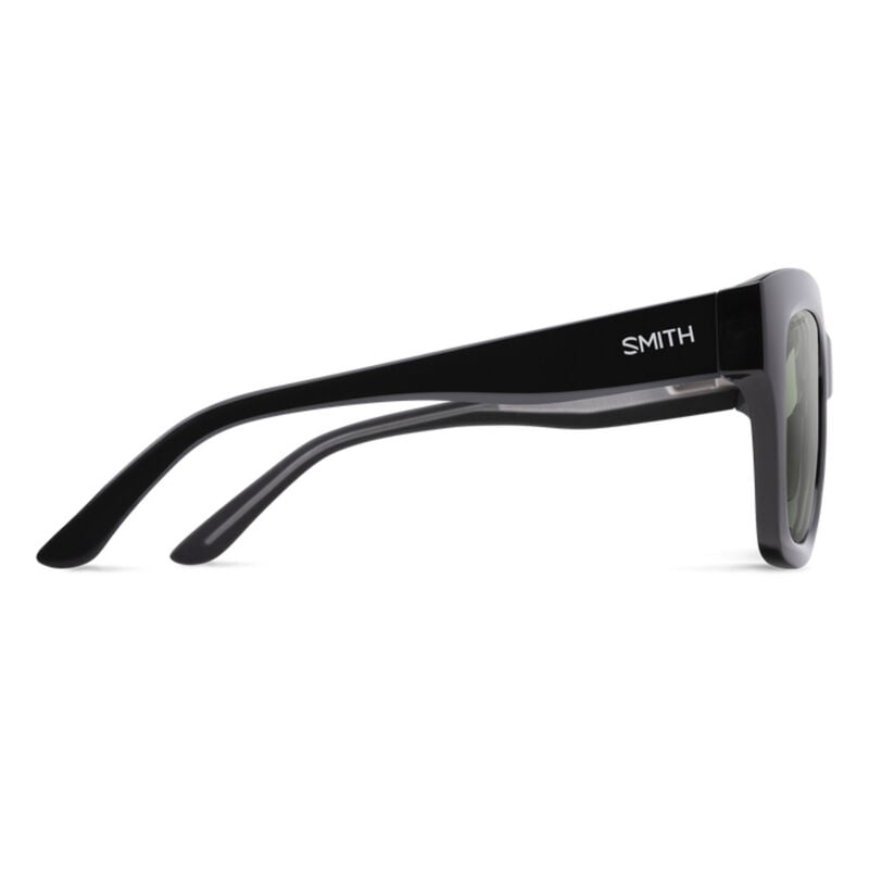 Smith Sway Matte Black + ChromaPop Polarized Gray Green Lens Sunglasses image number 2