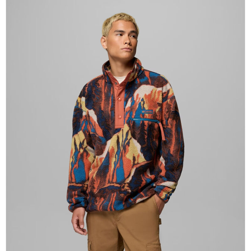 Columbia Helvetia II Printed Half Snap Mens Fleece image number 0