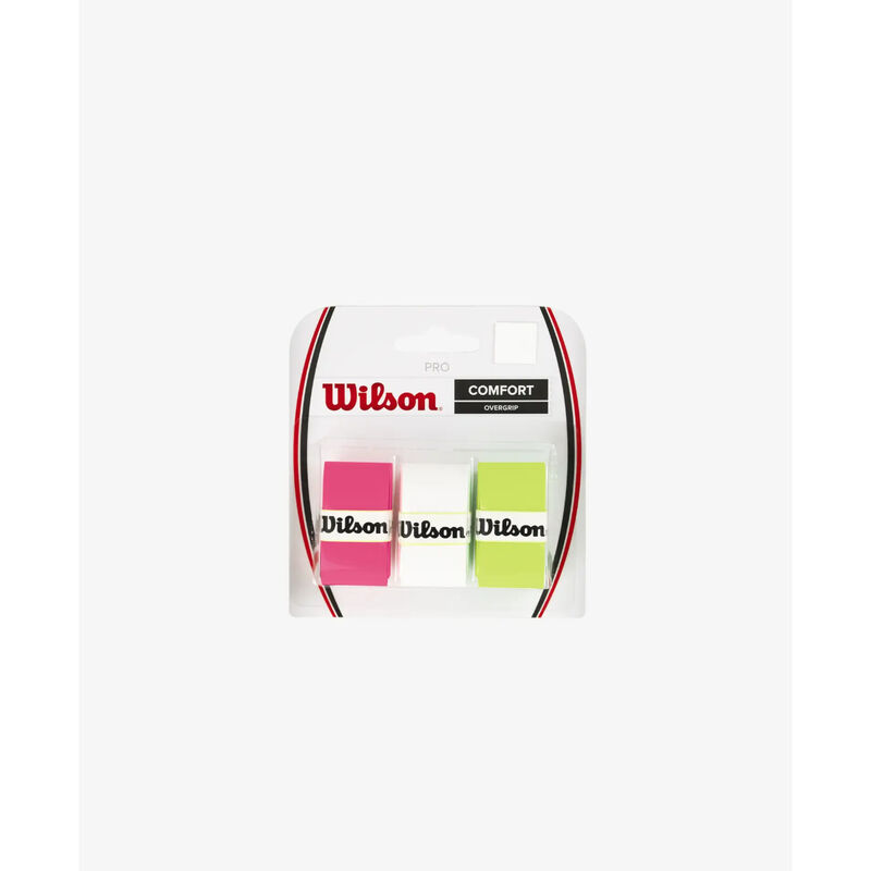 Wilson Pro Overgrip 3 Pack Assorted Colors image number 0