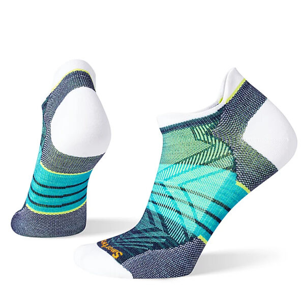 Smartwool Run Zero Cushion Striped Low Ankle Socks Womens