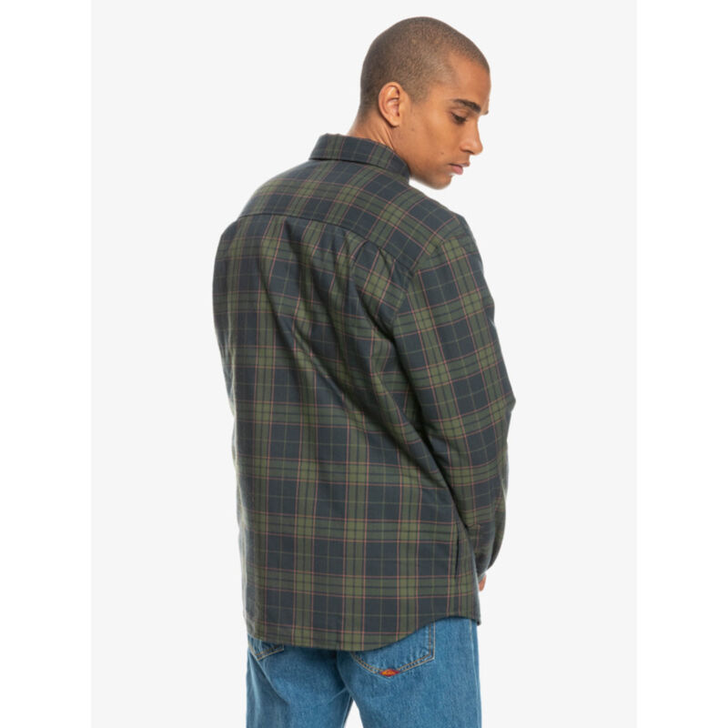 Quiksilver Free Climb Insulated Reversible Flannel Shirt Mens image number 4