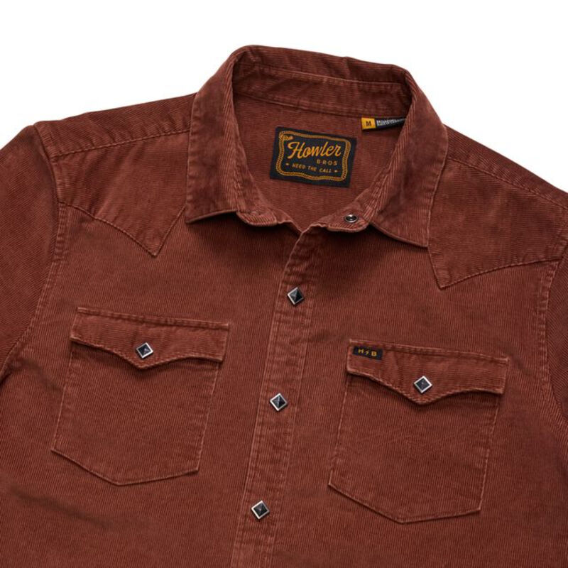 Howler Brothers Banning Corduroy Snapshirt Mens image number 3