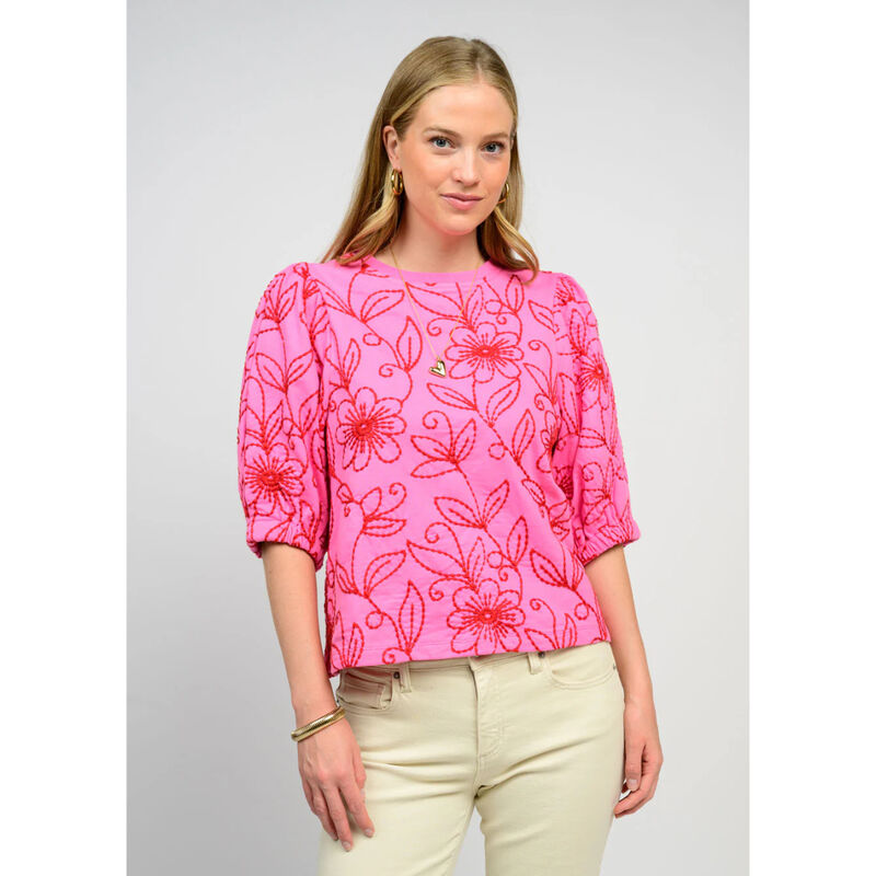 Ivy Jane Floral Vines Knit Top image number 2