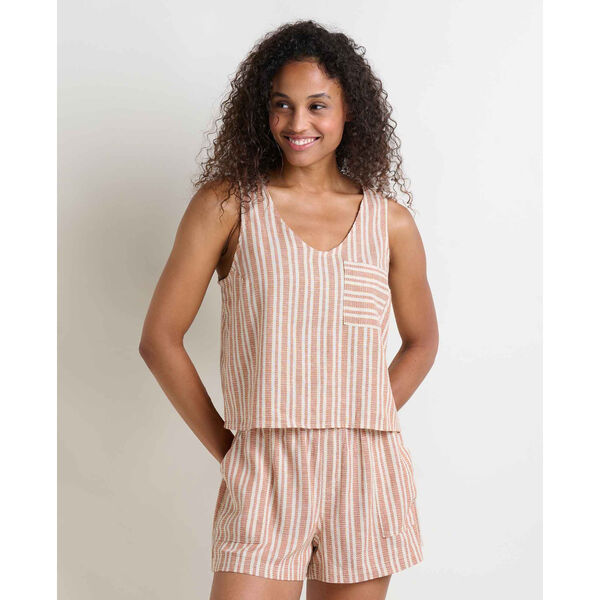 Toad&Co Taj Hemp Button Back Tank II Womens