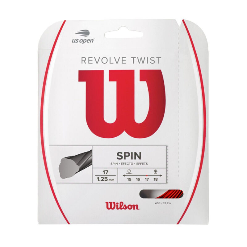 Wilson Revolve Twist Tennis String 17 Gauge Red image number 0