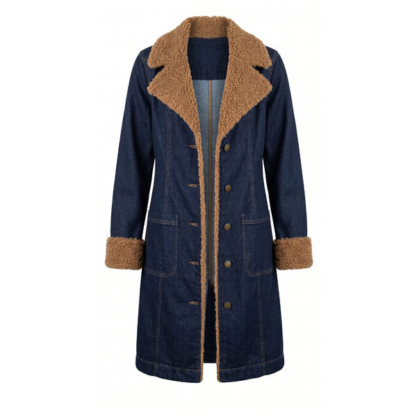 Liverpool Sherpa Trimmed Notch Collar Jacket Womens