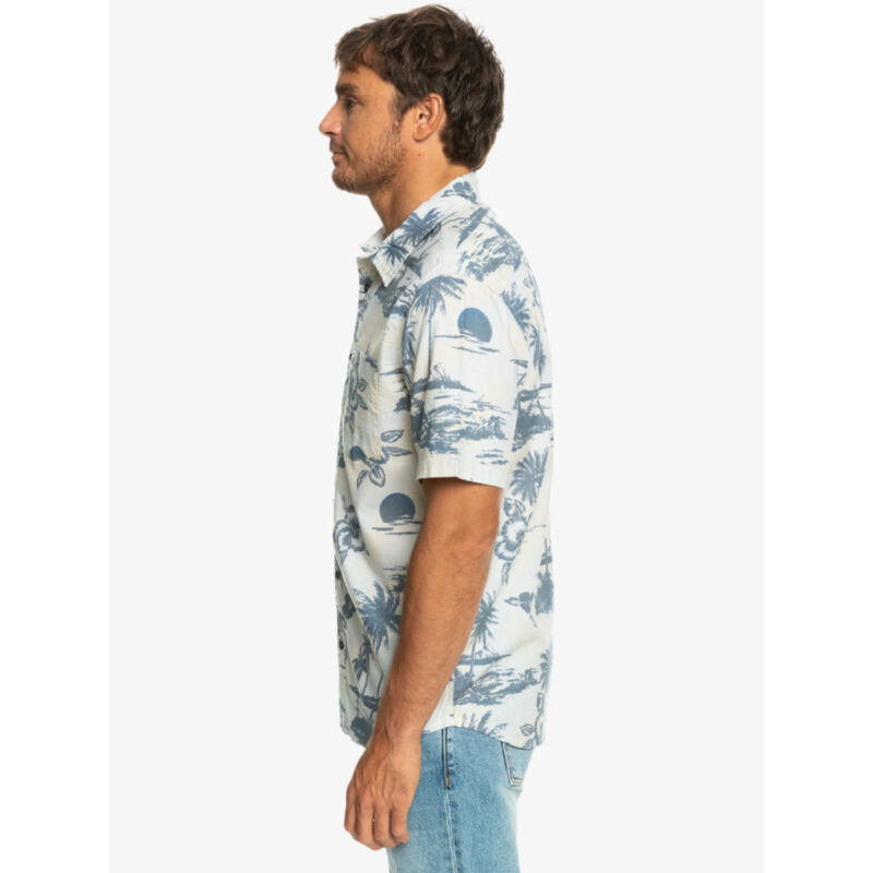 Quiksilver Airflow Cotton Short-Sleeve Shirt Mens image number 3