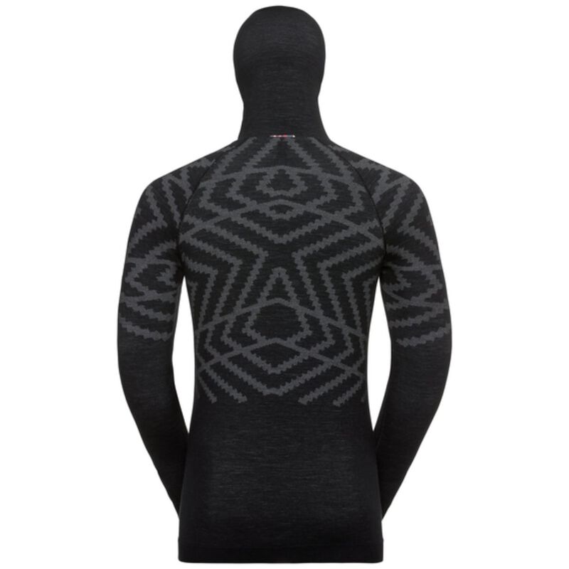 Odlo Natural + Kinship Warm SUW Top w/ Facemask Mens image number 3