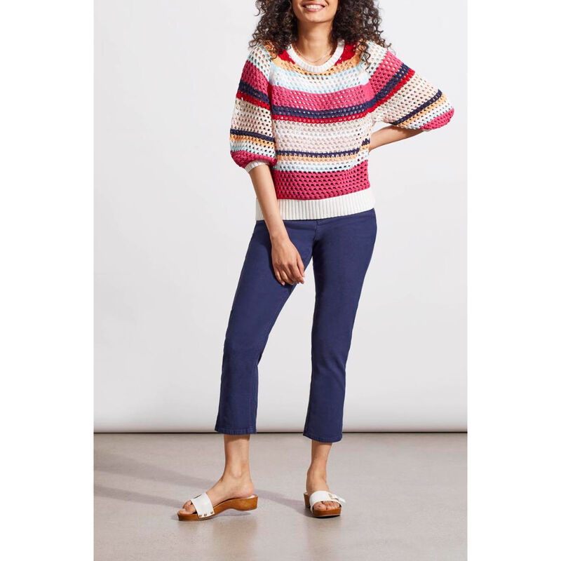 Tribal Cotton Crew Neck Womens image number 0