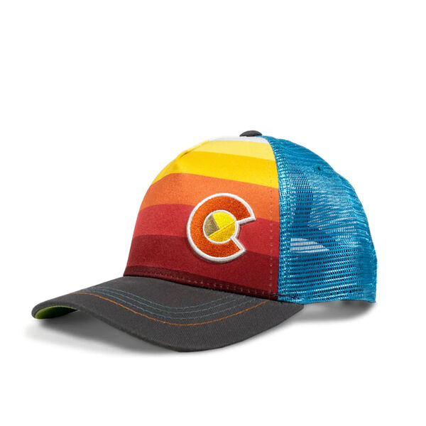 YoColorado Sunset Fader Trucker Hat Kids