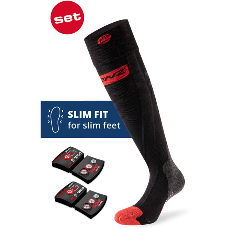 Lenz Heat Sock 1200+ Slim Fit Socks Mens image number 0