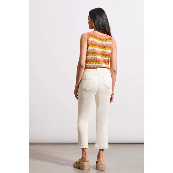 Tribal Sophia Curvy Micro Flare Crop Jeans Womens