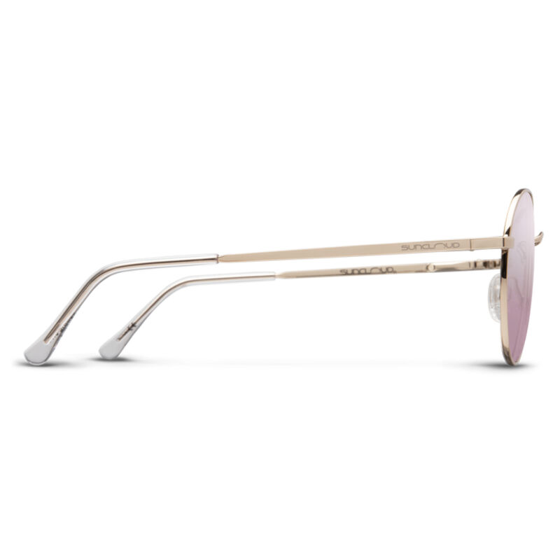 Suncloud Bridge City Sunglasses + Polarized Pink Gold Mirror Lens image number 2