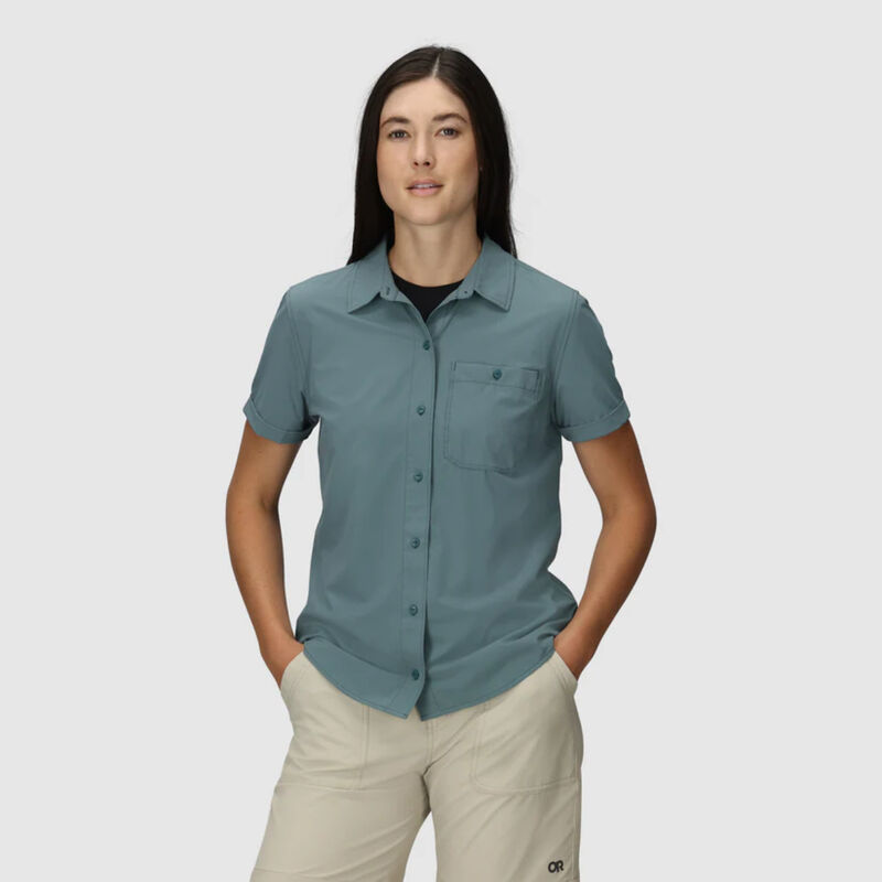 Outdoor Research Astroman Short Sleeve Sun Shirt Womens image number 1