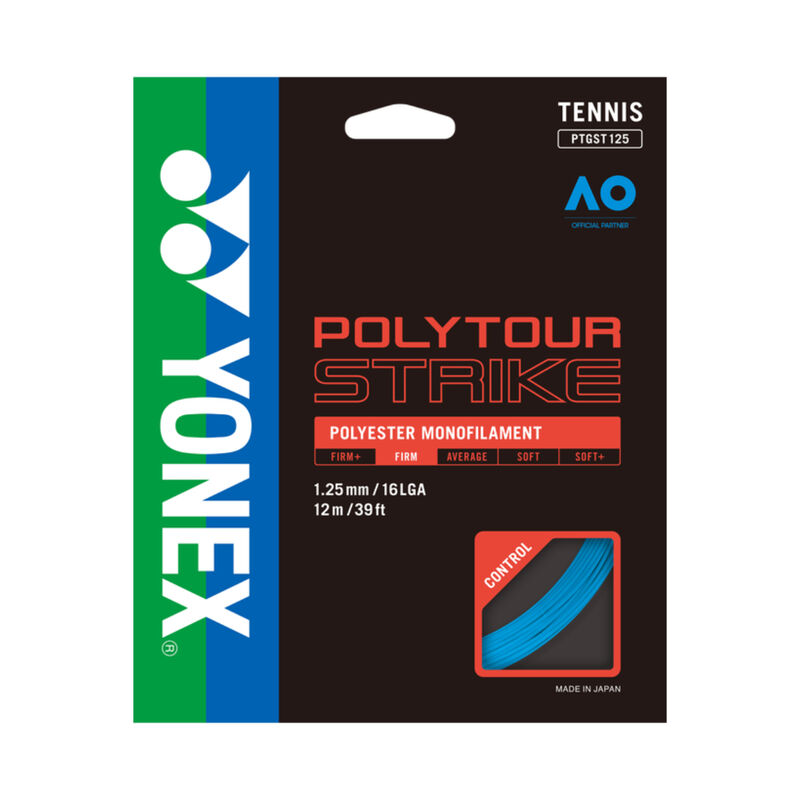 Yonex Polytour Strike 125 Tennis Racquet String image number 0