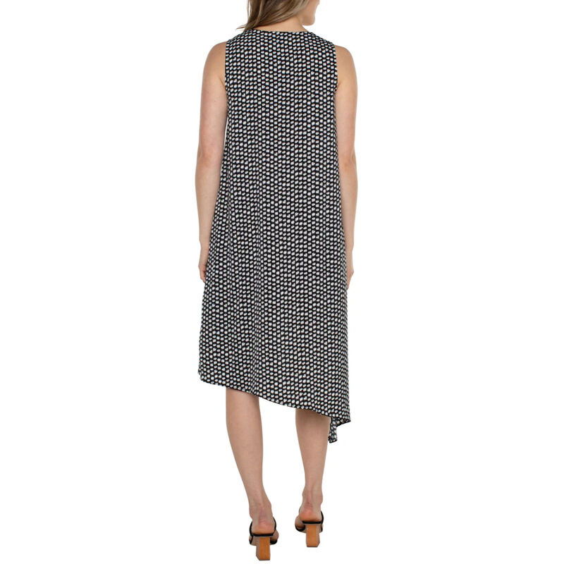 LiverPool Sleeveless Dress with Asymmetric Hem Womens image number 1