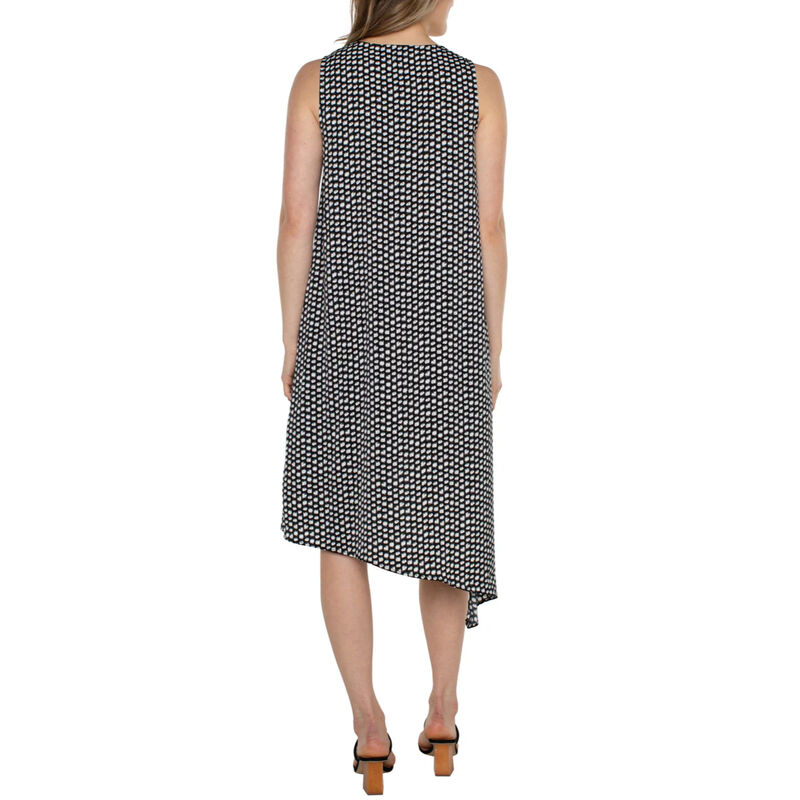 Liverpool Sleeveless Dress with Asymmetric Hem Womens image number 1
