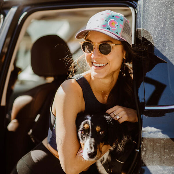 YoColorado Colorado Flamingo Curve Bill Hat