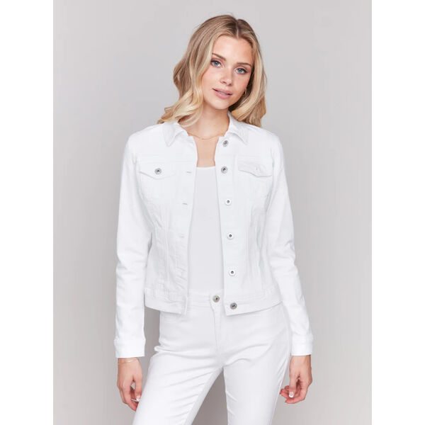 Charlie B Stretch Denim Jacket Womens