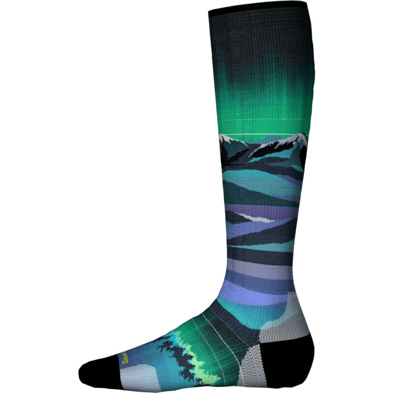 Smartwool Aurora Flash Print Over the Calf Socks Kids image number 0