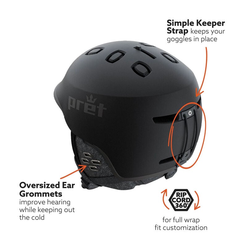 Pret Cynic 2 MIPS Helmet Mens - Stealth Black image number 5